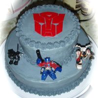 Transformers Transformers cake for my son's birthday.