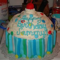 Baby 1St Birthday made this for my son's 1st birthday. He had a cupcake theme. I had been wanting to make this for a long time. White cake with fresh...