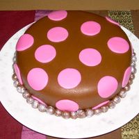 First Cake I made this myself including the MM fondant. This was my first cake.