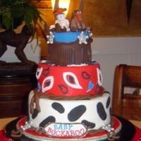 Baby Buckaroo Fondant covered
