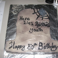 40Th Birthday Cake messed up on the name good thing it was for family