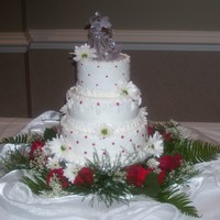 Deanna's Wedding Cake All buttercream cake