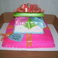 Gift Box Cake / Fondant Box 
