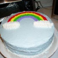1St Rainbow Cake My first try I hope to see progress as the classes continue