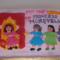 Pin The Crown On The Birthday Princess My friend's daughter likes princesses and is having a carnival theme party, so I tried to combine the two.