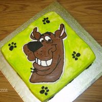 Scooby Doo All buttercream with FBCT Scooby.