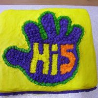 Hi-5 Cake This is my fisrt ever cake!
