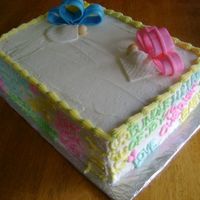 Boy Or Girl? BC w/fondant babies etc...