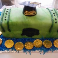 Pirate's Chest First try at fondant for my son's kindergarten graduation!