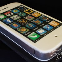 Iphone White iphone4 cake