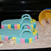 Flip Floppin Fun Flip flops to go with my daughters theme for her party