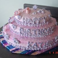 Birthday Cake My daughter and I made her 9th birthday cake, would have like to spend more time on it but she loved it. Bottom layer is chocolate and the...