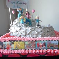 High School Musical High school musical cake.. Iced with Rich's whipped cream icing and figures are fondant