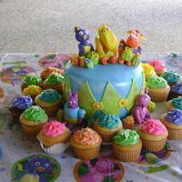 The Backyardagins Backyardagins themed Birthday cake