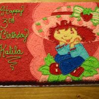 Strawberry Shortcake Strawberry Shortcake I did for my "adopted" niece. Very fun to do after I did 4 boy cakes in a row.