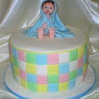 Baby Boy This is a reproduction of Lindy Smith's "Baby Blanket". I saw the picture and had to give it a try! Baby is made from...