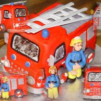 Fireman Sam For A.J.'s third birthday, who loves ALL things fireman. It broke my heart to see it ripped to pieces within minutes of our arrival (...