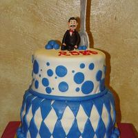 Robb's Birthday Cake 8" Spice w/ Cream Cheese frosting & 10" Oreo (4 layers of chocolate & white cakes with ganache and Cookies & Cream...