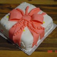 Fondant Gift Wilton Class Cake