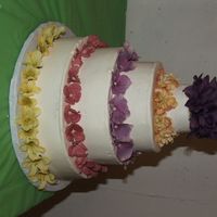 9 Th Birthday Cake This was a last minute cake for my daughter's birthday party. Thank goodness for silk flowers!