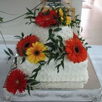 Gerber Daisies did this for a friend. we had them a shower/reception.