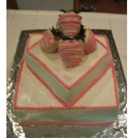 Strawberry Delight My delicious Vanilla cake with whipped cream filling layered with sliced strawberries. Covered in French buttercream and topped with white...