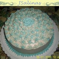 Drop Flower Cake Hello ya'll! This is a yellow cake with a non-crusting buttercream. My first drop flower cake! Thanks for looking! :)