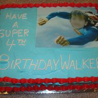 Superhero Birthday I did this cake for a boy that was having a superhero birthday party. His mom didn't know wheihc superhero to use for the primary...