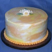 Orange Creamsicle My boss's favorite cake is Wendoger's Orange Creamsicle cake, so this year, I decided to make it LOOK like a creamsicle.