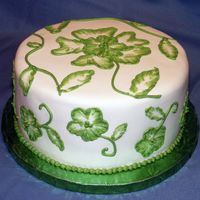 Brush Embroidery I've always wanted to try this technique. It was also my first time working with Choco-Pan fondant, which is a little softer and...