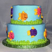 Pisces Birthdays Felt like having a little fun with Americolor's "electric" colors for my bro & SIL's March birthdays. I let each of...