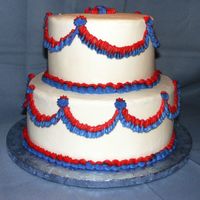 Memorial Day Barbeque The thread about stuff you regret buying got me to try my "two color piping bags" and the Wilton garland marker, and...