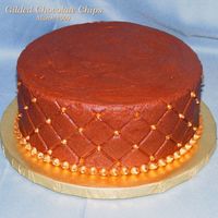 Gilded Chocolate Chips Gold always dresses up the simplest outfit ;) I wanted to do something simple but pretty, so I tossed some aztec gold luster dust with...