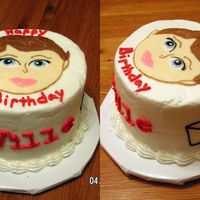 Tina's Yoville Birthday Cake WASC cake with FBCT. My friend plays YoVille on the computer and her husband asked me to make her a cake with that theme!