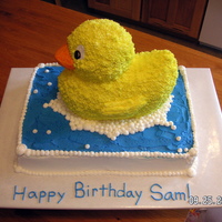 Sam's First Birthday Cake 