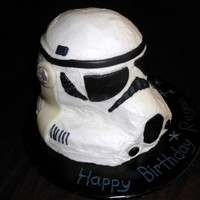 Star Wars Stormtrooper Buttercream w/ MMF accents.