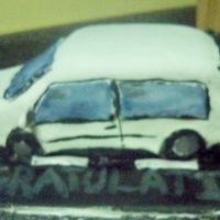 Brother's Honda Graduation cake for my baby bro. First time using Michelle Foster's fondant and I love it! I was purposely going for the "drawn&...