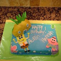 Spongebob Birthday Cake View 2 