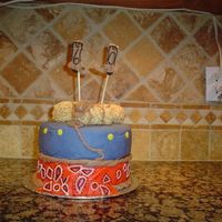 60Th Bdday Cake Another view of the 60 bday cake.