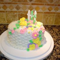 Practice Cake First time making a basket weave cake. So far this is my favorite to decorate!