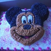 Mickey Mouse I traveled 20 miles to find this cake pan for a friends 26 year old daughter. When removing Mickey from the pan, both ears broke off!! Talk...