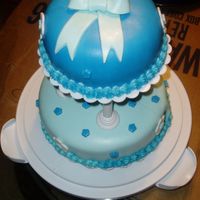 Fathers Day Cake My very first tier cake, I made it for my husband for fathers day. Made with homemade fondant and buttercream icing