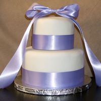 Purple Ribbon Cake Purple Ribbon Cake