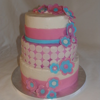 Kalyn's Birthday Cake Abby Cadabby inspired colors. Thank you to angieroos for the idea...my customer found it and wanted it exactly like the original, so thank...