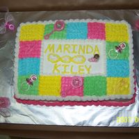 Niki's Baby Shower Got the inspiration for this cake from Pidge. I wasn't that thrilled with it but the mom-to-be loved it and I guess that is all that...