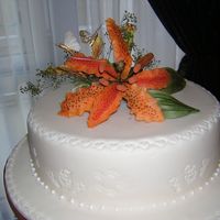 Baby_Oisin_075.jpg Autumn Lilly with butterfly, holly leaf and oak leaf with dried jip