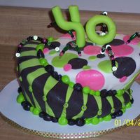 Topsy Turvy Birthday Cake 