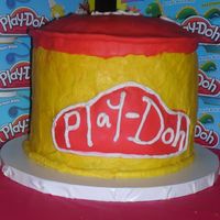 Play Doh Cake This is my fist time working with fondant of any kindi learned a lot from this but thought it turned alright9 in rounds stacked iced in...
