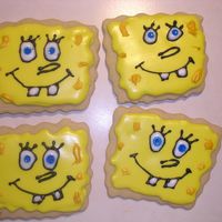 Sponge Bob Cookies made for my sons mothers day outthis is my first attempt at cookies since joining this site i've learned so much in a short timeused...