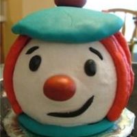 Jo Jo The Clown This little "smash" cake was in addition to the big Jo Jo's Circus cake I did. When I told her grandma that I was going to...